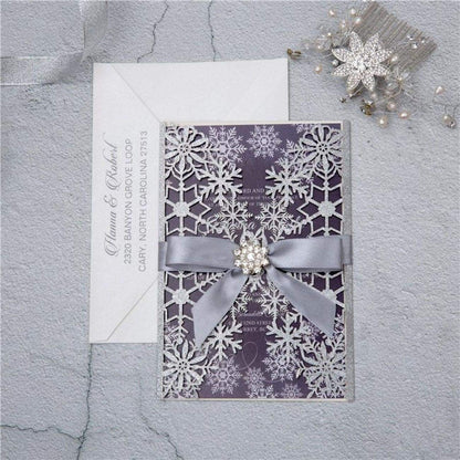 'Winter Snowflake Glitter' - Laser cut