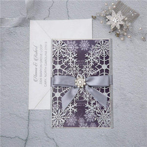 'Winter Snowflake Glitter' - Laser cut
